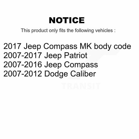 Tor Front Left Lower Suspension Control Arm Ball Joint Assembly For Jeep Patriot Compass TOR-CK620066